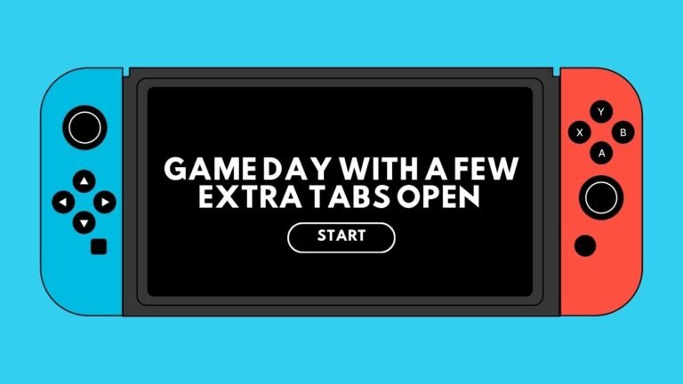 game day with a extra tabs open